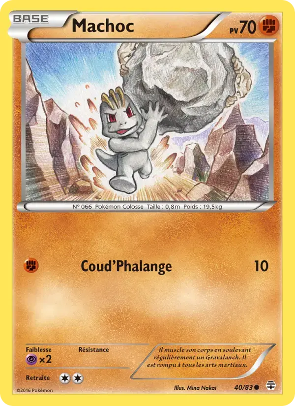 Carte Pokémon Machoc #40 — Générations