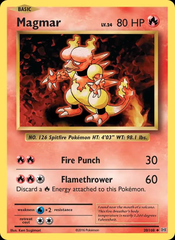 Magmar #20 — Evolutions