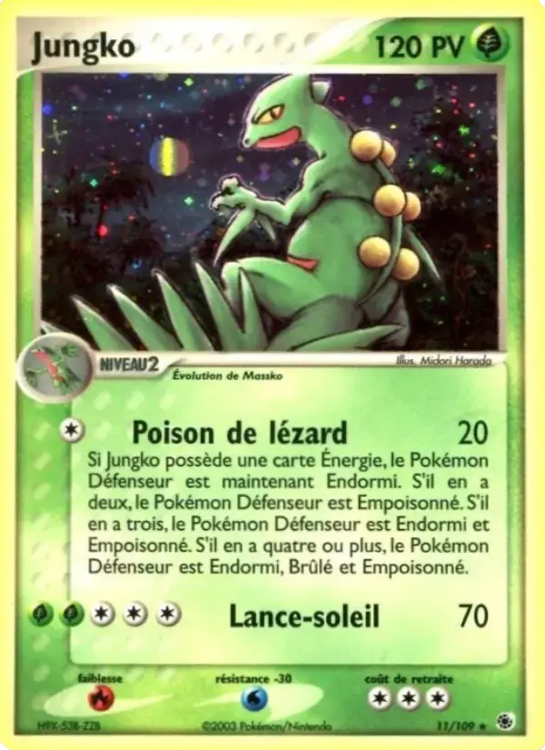 Carte Pokémon Jungko #11 — Rubis & Saphir