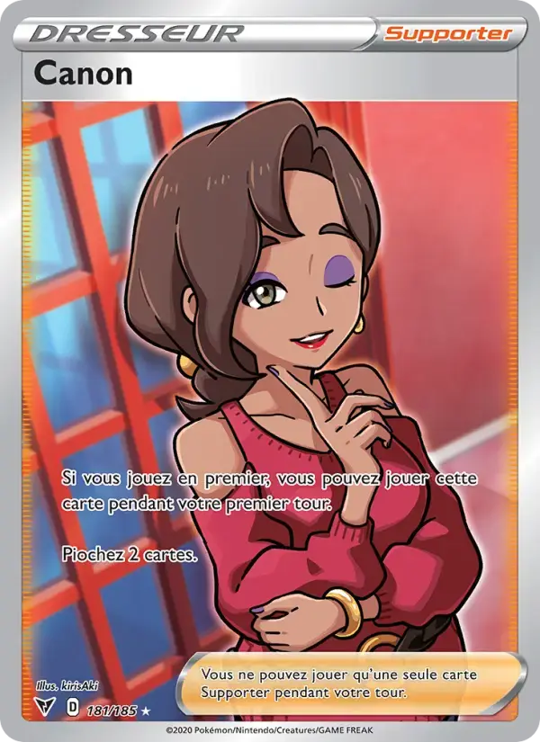 Carte Pokémon Canon #181 — Voltage Éclatant