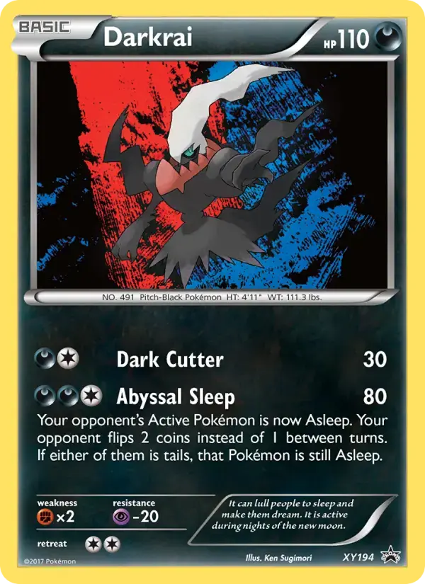 Carte Pokémon Darkrai #XY194 — Promos X&Y