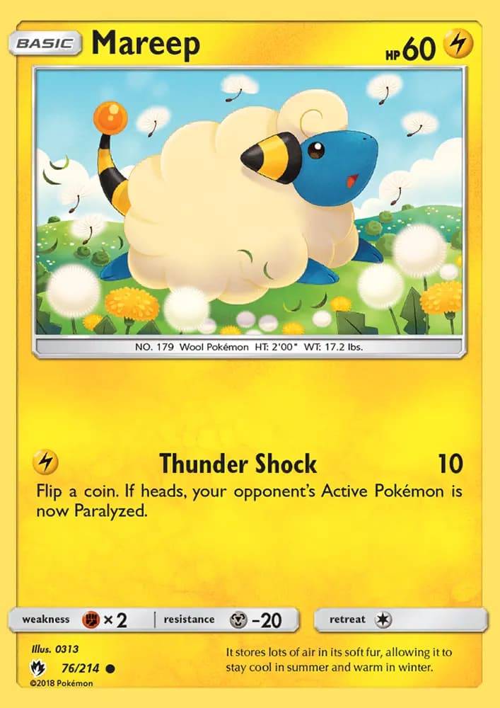 Mareep #76 — Lost Thunder