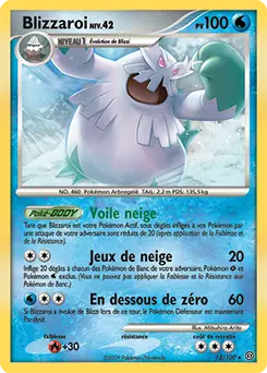Carte Pokémon Blizzaroi #12 — Tempête