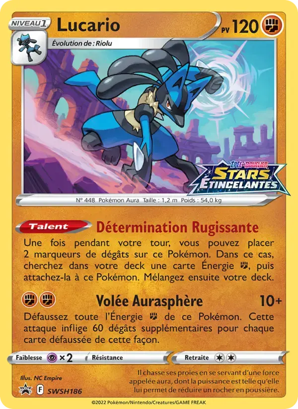 Carte Pokémon Lucario #SWSH186 — Promos Épée et Bouclier