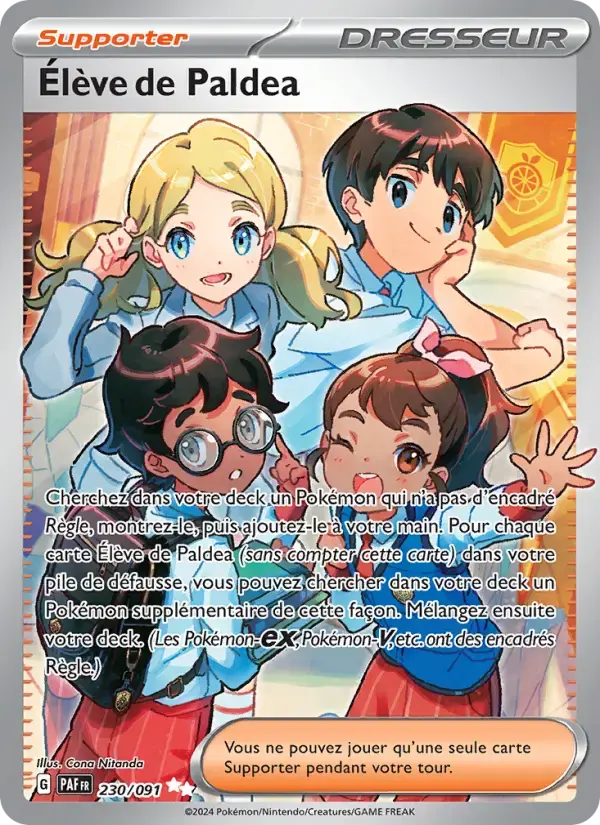 Carte Pokémon Élève de Paldea #230 — Destinées de Paldea