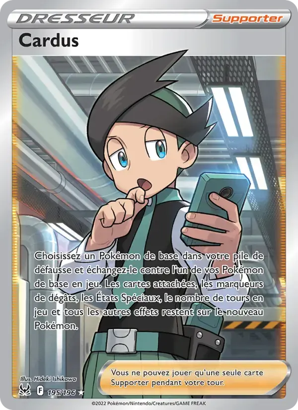 Carte Pokémon Cardus #195 — Origine Perdue