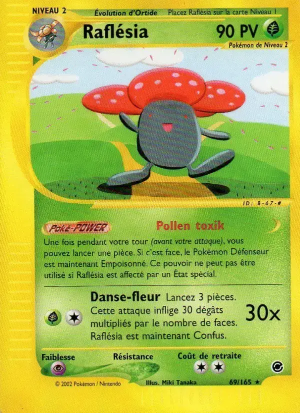 Carte Pokémon Raflésia #69 — Expédition