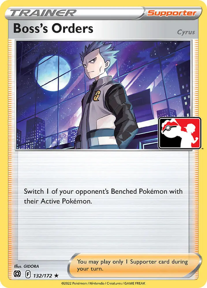 Boss's Orders [Cyrus] #132 — Play! Pokémon Prize Pack Series