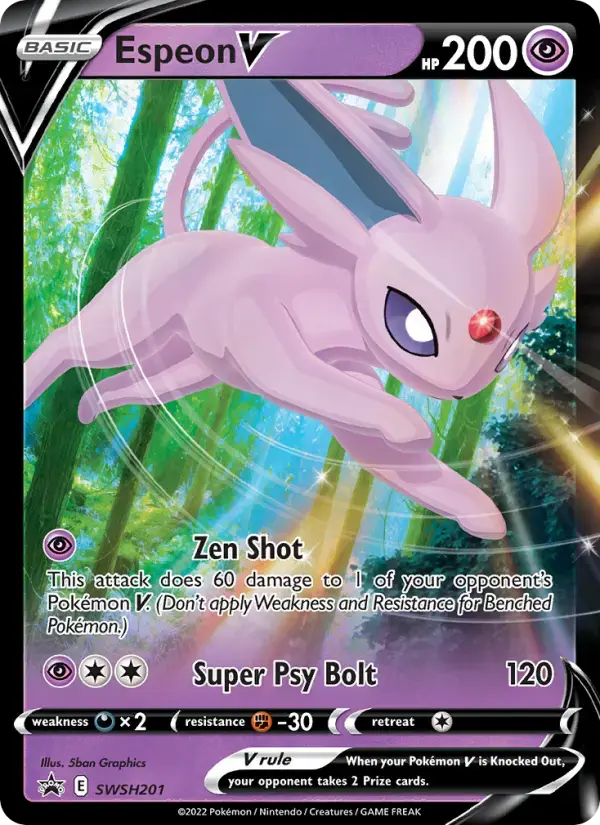 Espeon V #SWSH201 — Sword & Shield Promos