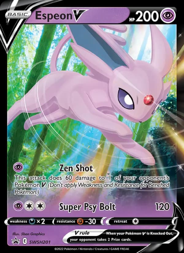 Espeon V #SWSH201 — Sword & Shield Promos