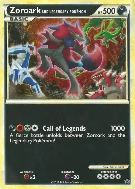 Carte Pokémon Zoroark et les Pokémon Légendaires #J027 — Jumbo