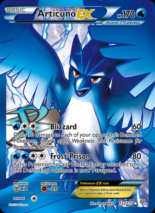 Articuno-EX #132 — Plasma Storm