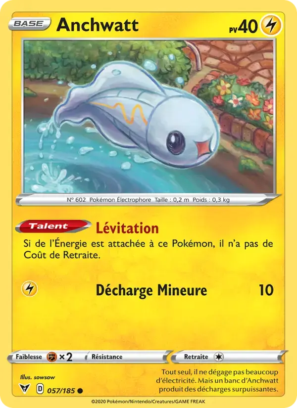 Carte Pokémon Anchwatt #57 — Voltage Éclatant