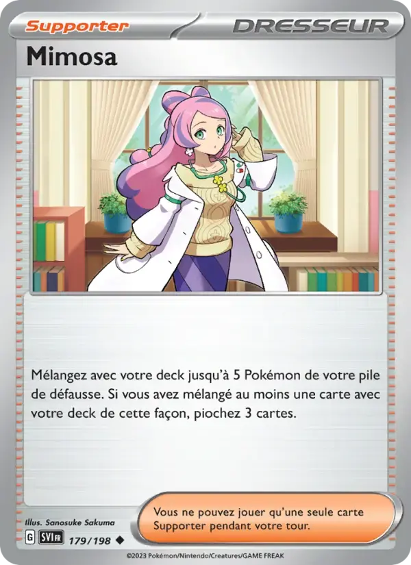 Carte Pokémon Mimosa #179 — Écarlate et Violet