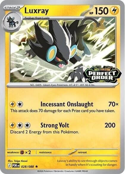 Luxray #028 Stamp V1 — Perfect Order
