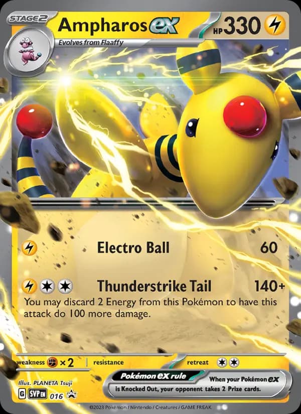 Ampharos ex #016 — Scarlet & Violet Promos
