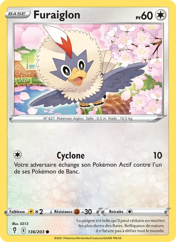 Carte Pokémon Furaiglon #136 — Évolution Céleste