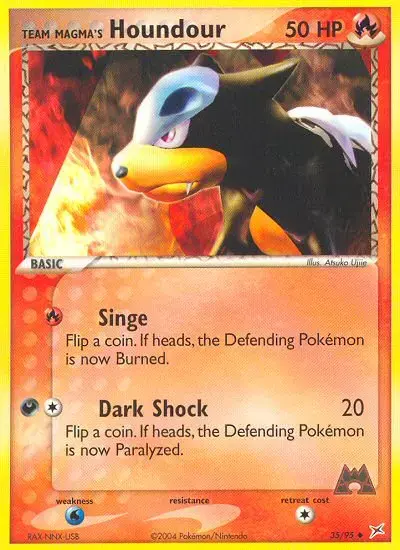 Team Magma's Houndour #35 — Team Magma vs Team Aqua