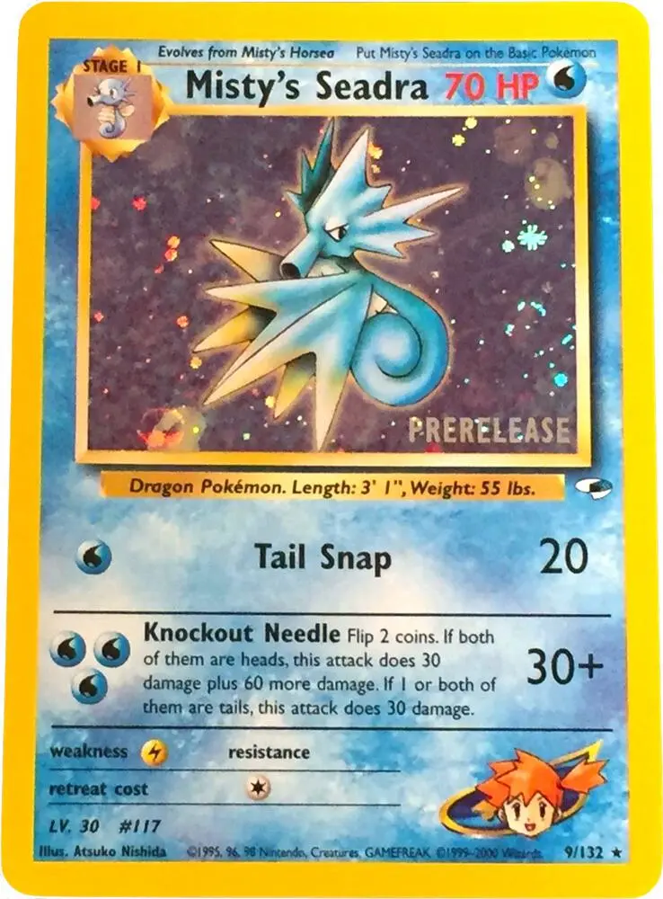 Carte Pokémon Misty's Hypocéan #009 Stamp — Gym Heroes