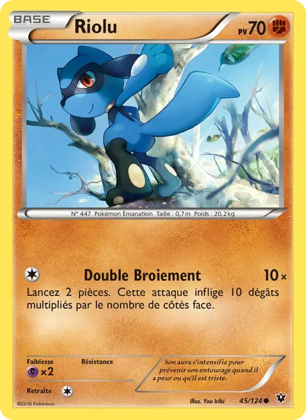 Carte Pokémon Riolu #45 — Impact des Destins