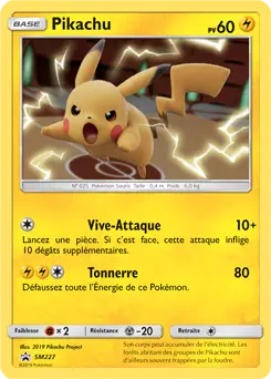 Carte Pokémon Pikachu #SM227 — Promos Soleil et Lune