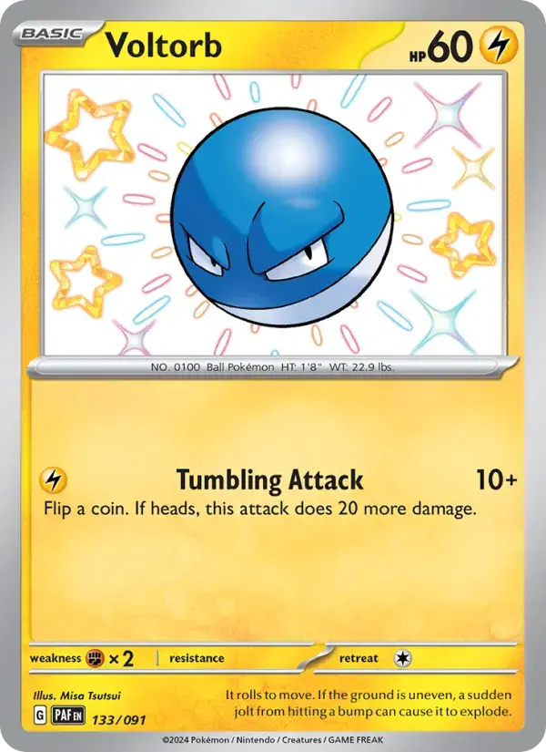 Voltorb #133 — Paldean Fates