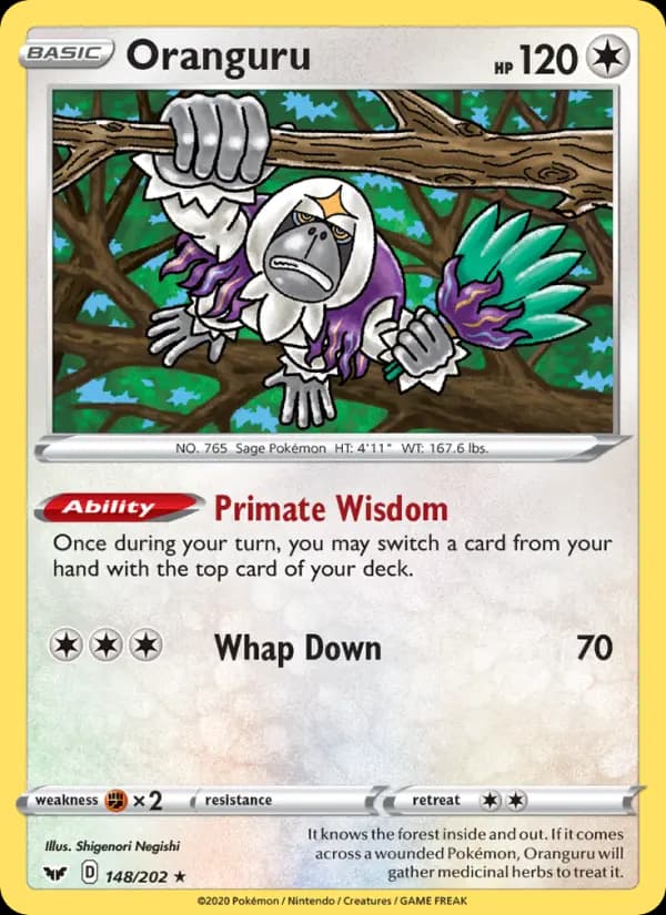 Oranguru #148 — Sword & Shield