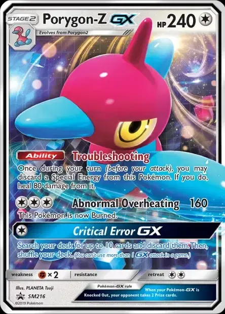 Carte Pokémon Porygon-Z-GX #SM216 — Jumbo