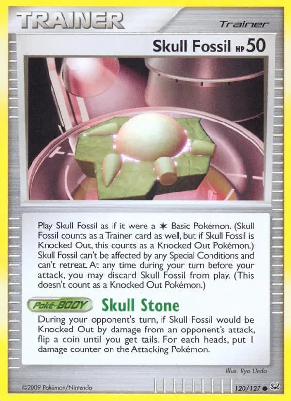 Skull Fossil #120 — Platinum