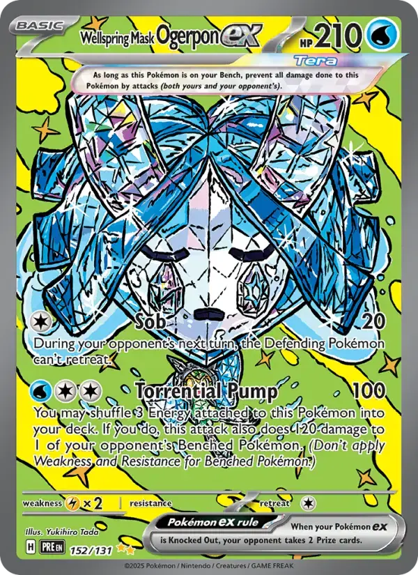 Wellspring Mask Ogerpon ex #152 — Prismatic Evolutions