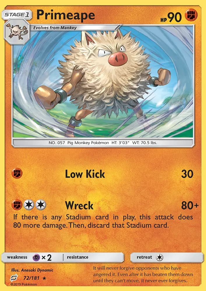 Primeape #72 — Team Up
