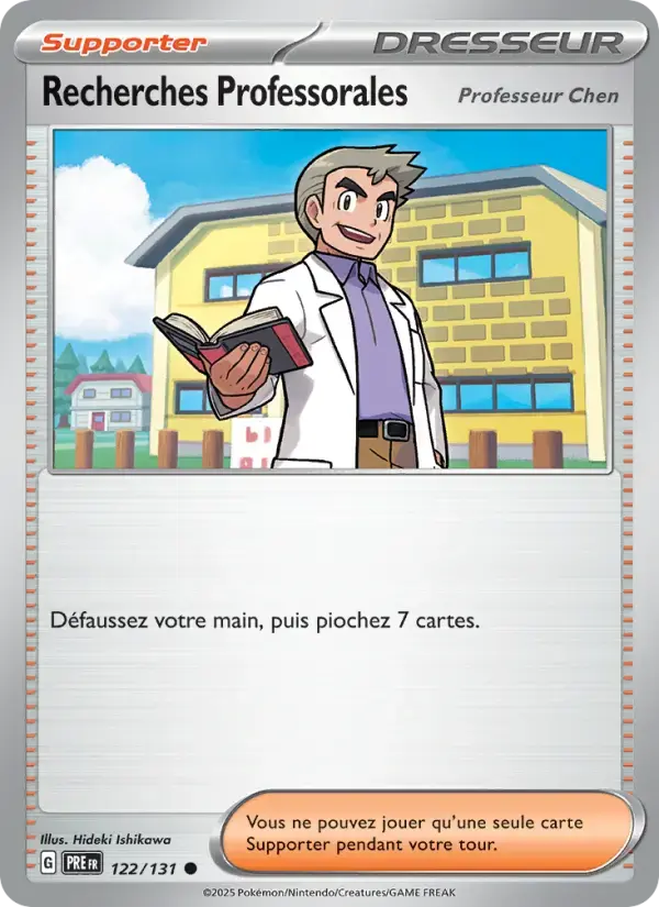Carte Pokémon Recherches Professorales #122 — Évolutions Prismatiques