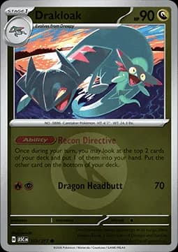 Drakloak #159 Non Holo — Ascended Heroes