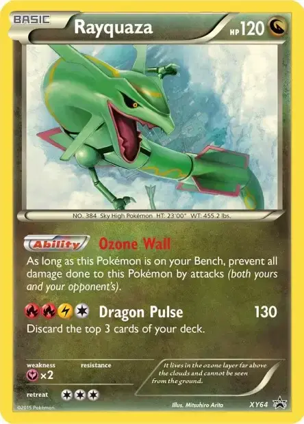 Carte Pokémon Rayquaza #XY64 — Jumbo