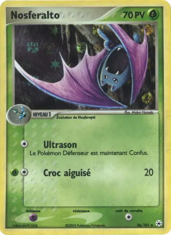 Carte Pokémon Nosferalto #36 — Légendes Oubliées
