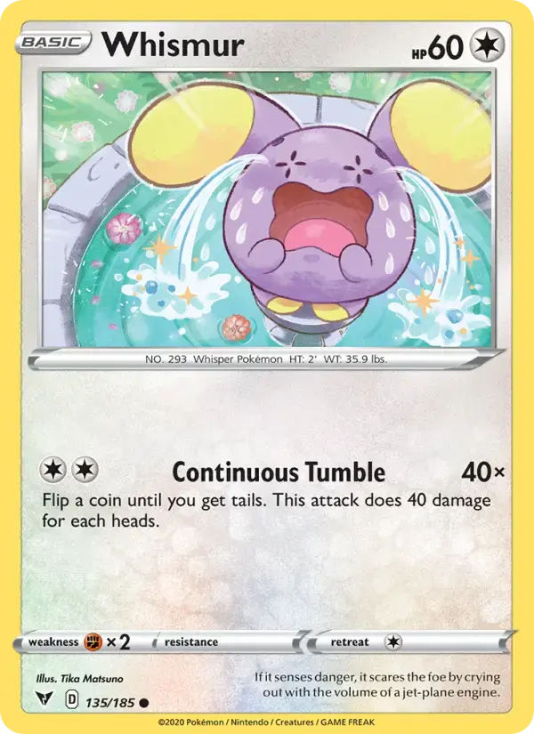 Whismur #135 — Vivid Voltage