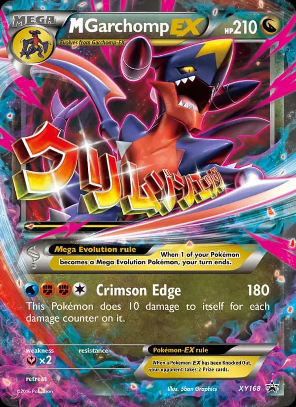 M Garchomp-EX #XY168 — XY Promos