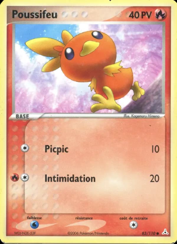 Carte Pokémon Poussifeu #83 — Fantômes Holon
