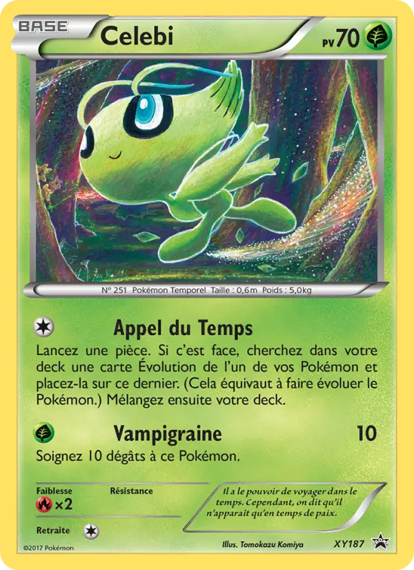 Carte Pokémon Celebi #XY187 — Promos X&Y