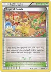 Carte Pokémon Plage Tropicale #BW50 — Promos Noir et Blanc