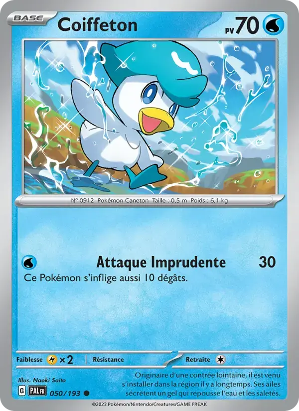 Carte Pokémon Coiffeton #050 — Évolutions à Paldea