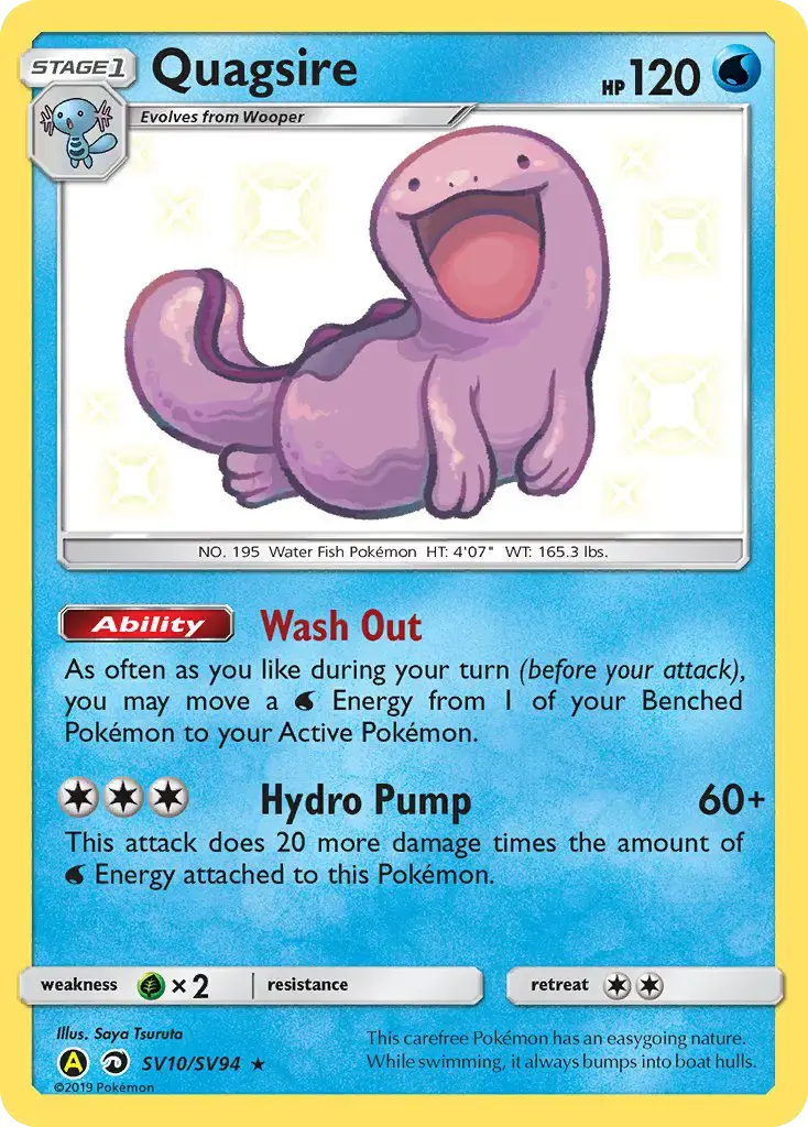 Quagsire #SV10 — Hidden Fates