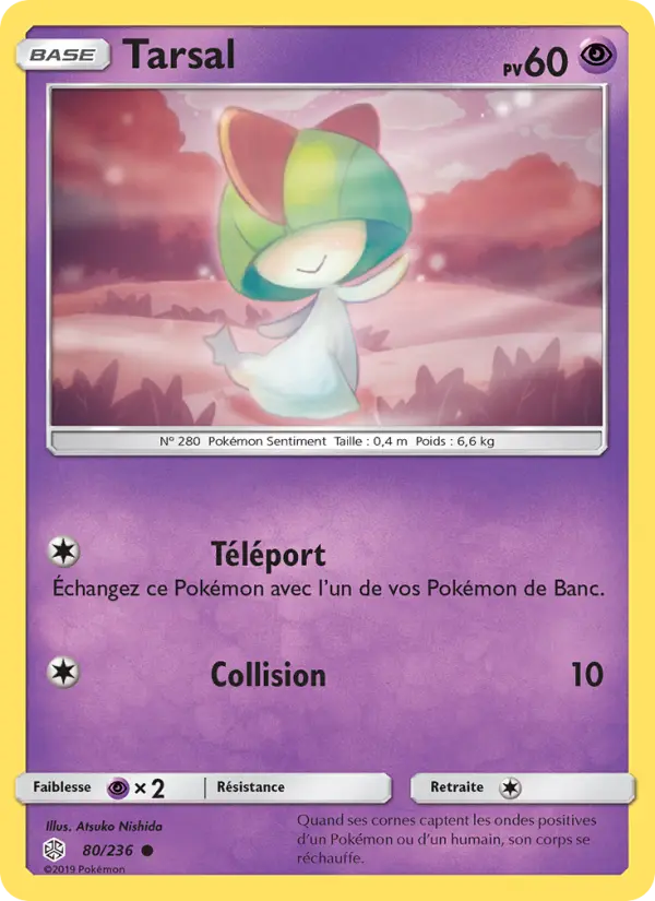 Carte Pokémon Tarsal #80 — Éclipse Cosmique