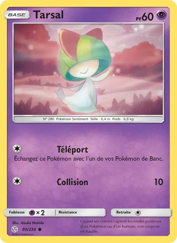 Carte Pokémon Tarsal #80 — Éclipse Cosmique