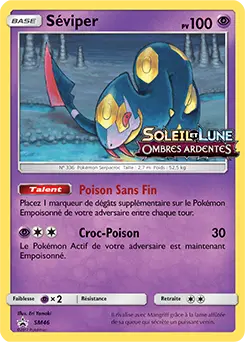 Carte Pokémon Séviper #SM46 — Promos Soleil et Lune