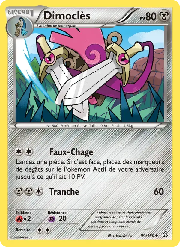 Carte Pokémon Dimoclès #99 — Primo-Choc