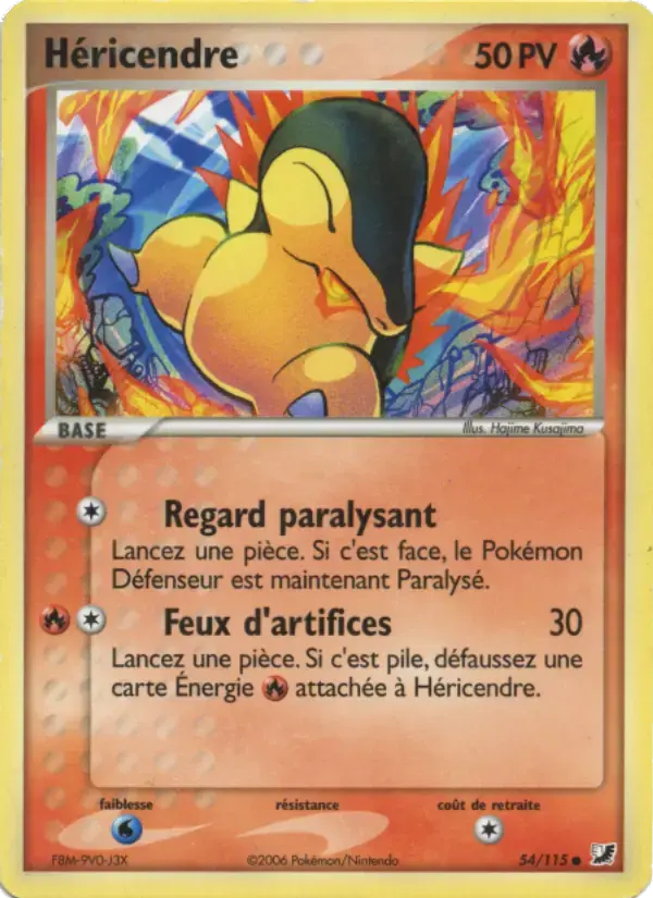 Carte Pokémon Héricendre #54 — Forces Cachées