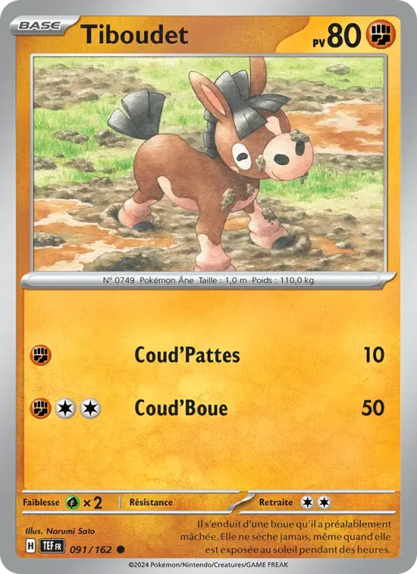 Carte Pokémon Tiboudet #091 — Forces Temporelles