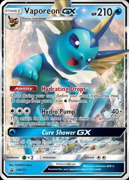 Carte Pokémon Aquali-GX #SM172 — Jumbo