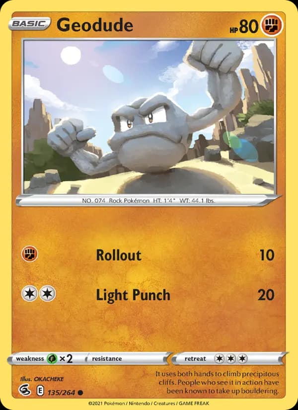 Geodude #135 — Fusion Strike